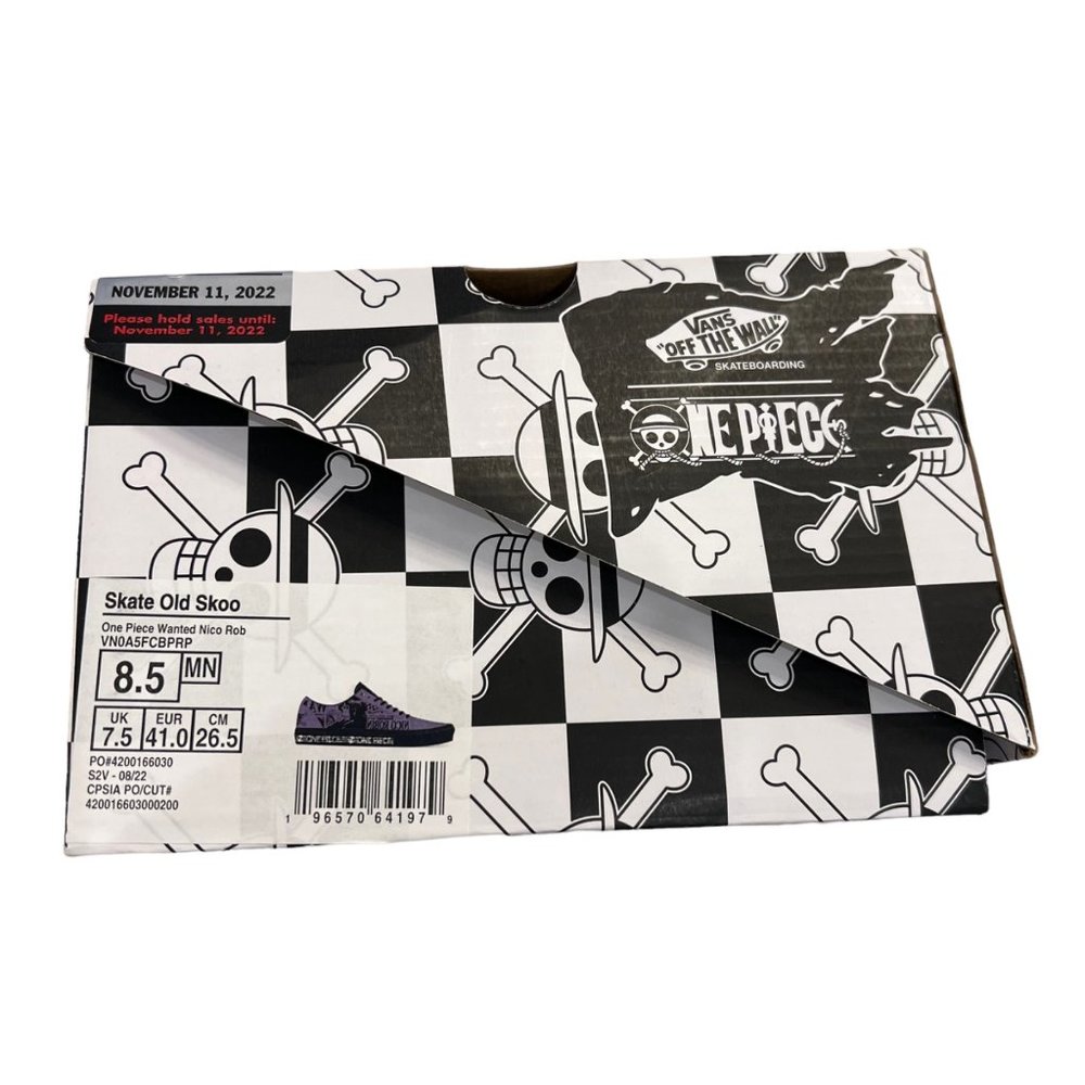 Vans Shoes Mens 8.5 One Piece Wanted Nico Rob Skate Old Skoo Purple Sneakers - Picture 6 of 10